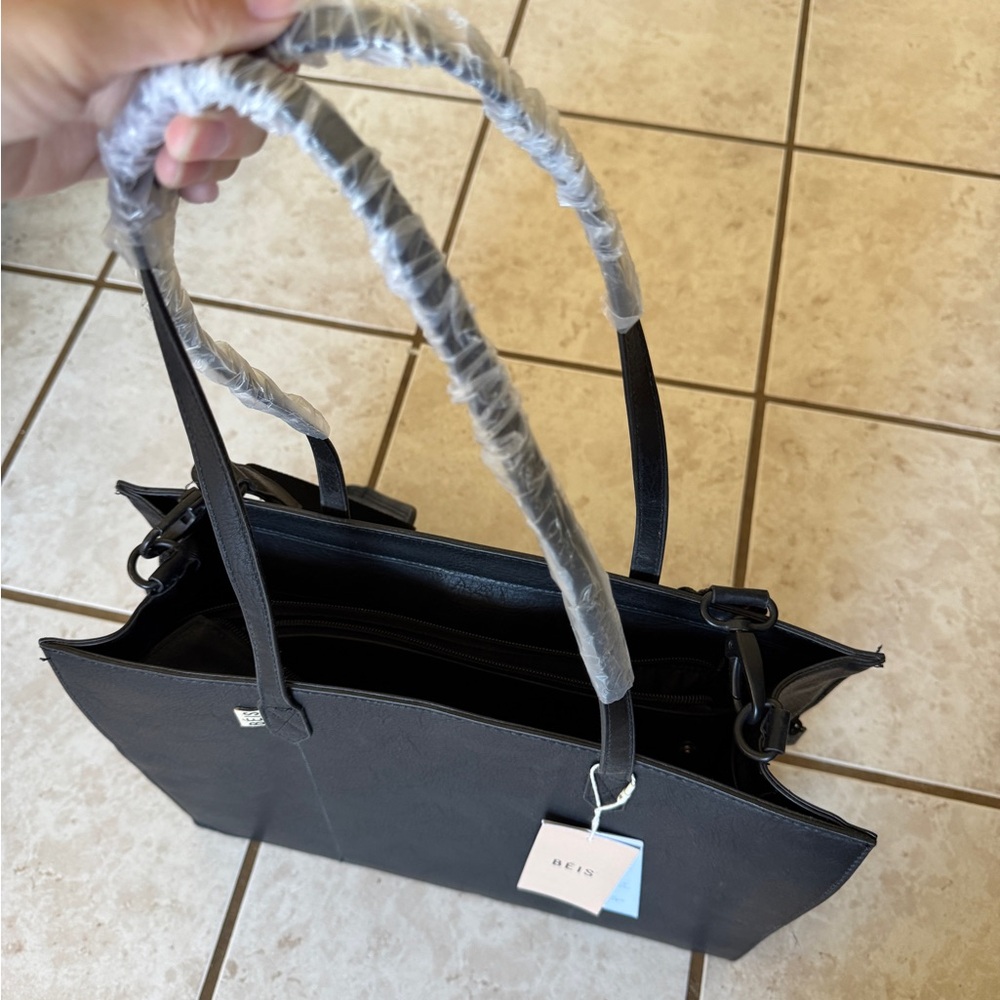 BEIS Black Work Tote - Picture 2 of 10
